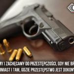 Poważnym przestępstwom przeciwko mieniu towarzyszy nielegalna broń – dowód tej tezy z Polski