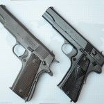 Porównanie rozwiązań konstrukcyjnych pistoletów Colt 1911 i Vis wz. 35.