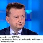 Minister Mariusz Błaszczak: „nie wyraziłem zgody na rozbrajanie Polaków”.