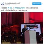 Jarosław Kaczyński laureatem nagrody “Człowiek Wolności 2016”, a ja napiszę o moim pojmowaniu wolności, może kto przeczyta.