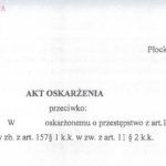 Dokumenty z akt sądowych sprawy Jacka W. z Płocka, który bronił się używając pistoletu
